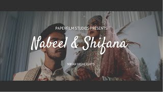 Nabeel & Shifana Nikah Highlights | Singapore Indian Muslim Wedding Cinematography