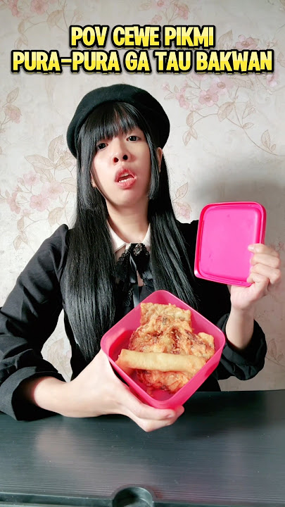 KAMU PUNYA TEMEN GAK PERNAH MAKAN GORENGAN #shorts #pov