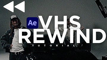 VHS REWIND Effect in Adobe After Effects Made EASY!
