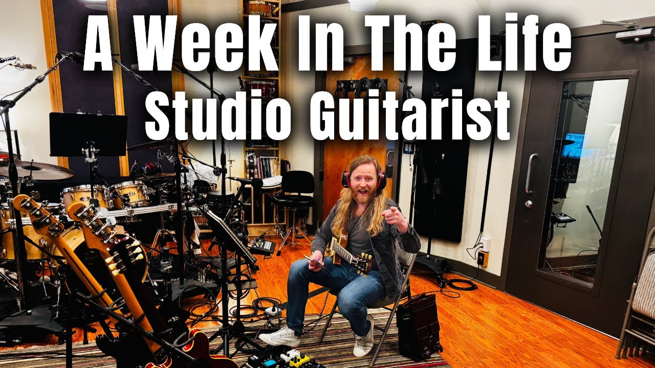 Типичная неделя в Нэшвилле: зарабатываю на жизнь записью гитары.