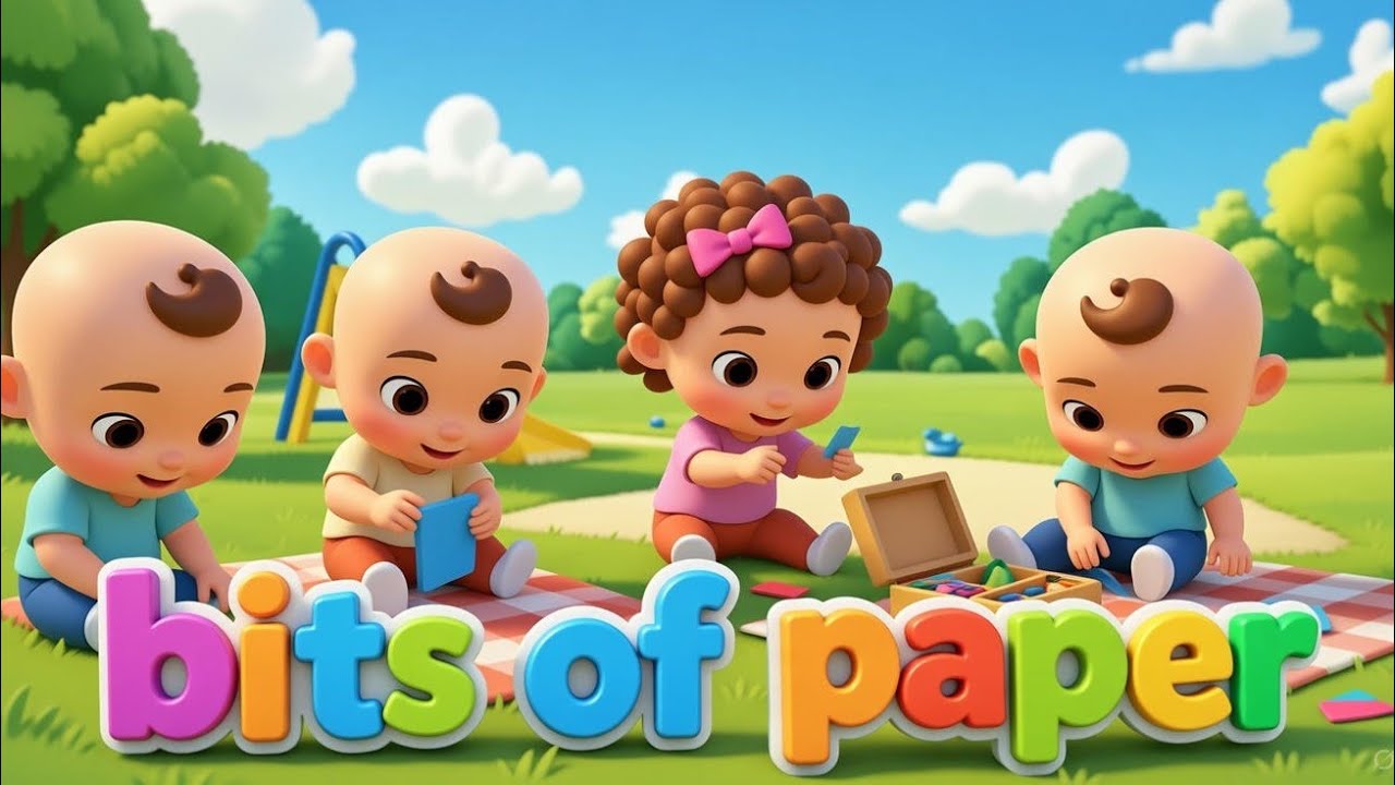 "Bits of Paper" | Nursery Rhyme for Kids | Learning Good Habits - YouTube