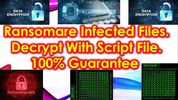 Ransomware Infected PGQS Files. Decrypt With Script 100% Guarantee | Latest 2022 | Shreyas Solution