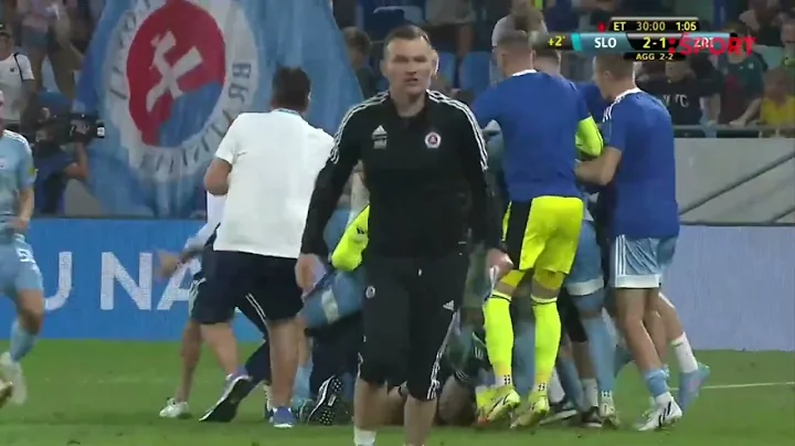Slovan Bratislava-Zrins...  Mostar Goal From Erik ...