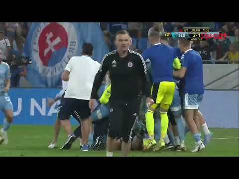 Slovan Bratislava-Zrinskij Mostar Goal From Erik Ramirez