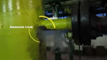 Ammonia Leak: Temporary Repair