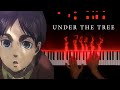Attack on Titan Final Season Part 3 - UNDER THE TREE (Piano) / SiM