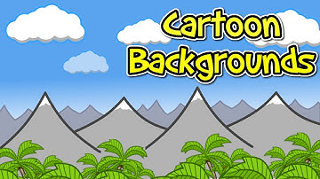 Easy way to draw Cartoon Mountains (GIMP)