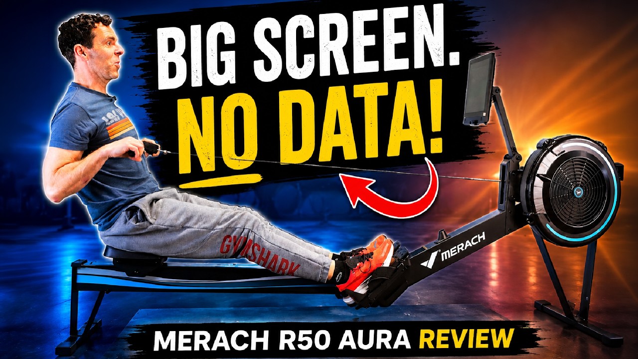 Merach R50 Rowing Machine Merach R50 Aura Review — The Rowing Machine with a 16-inch Screen ...