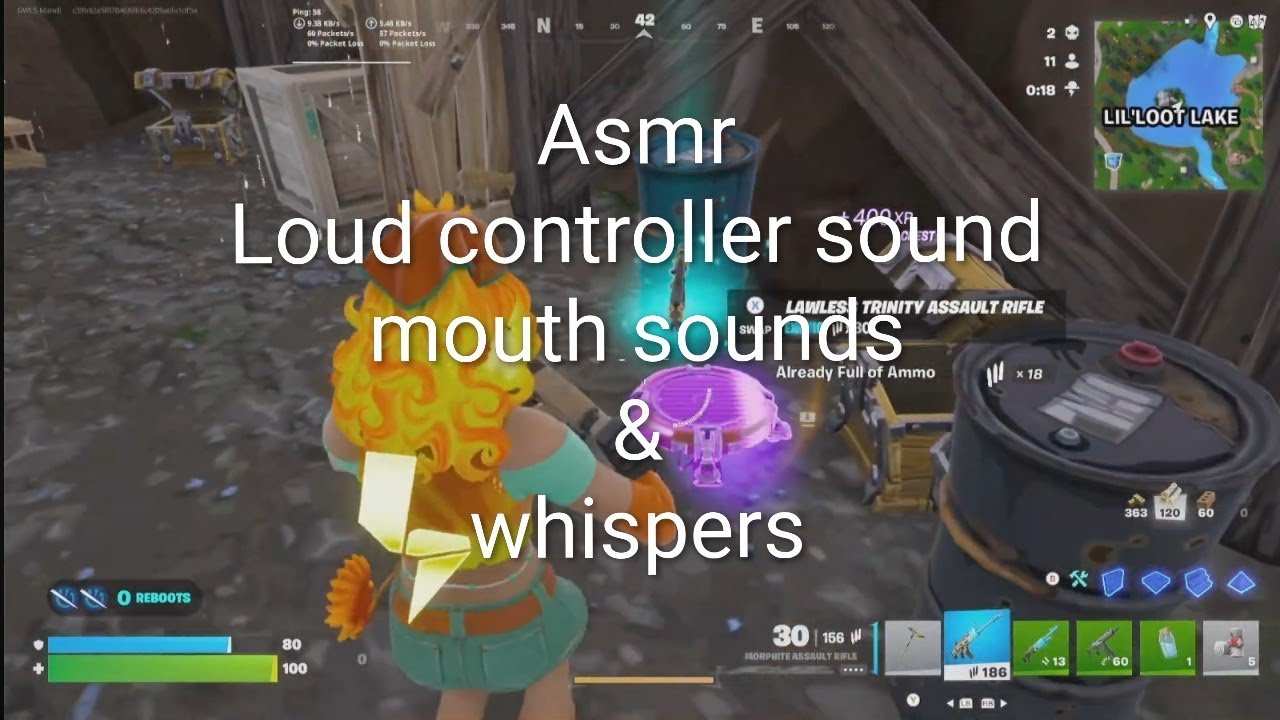 Fortnite Gaming ASMR II Whispers, mouth sounds and controller sounds