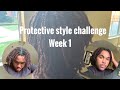 MINI TWIST - WEEK 1 ( protective style challenge )