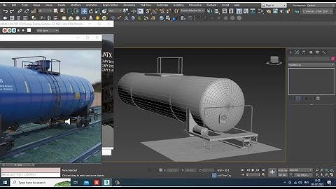 3Dsmax Tutorials, Learn 3D Modeling a Rail Oil Container from Scratch in 3dsmax ( Part 3)