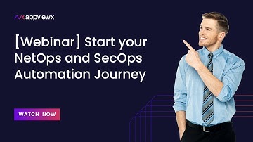 [Webinar] Start your NetOps and SecOps Automation Journey