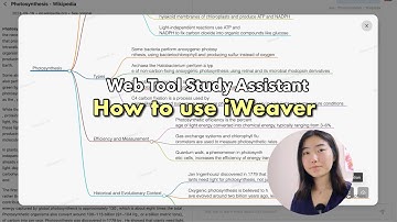 How to use iWeaver AI (Webtool) Step by step tutorial- Personal AI study assistant