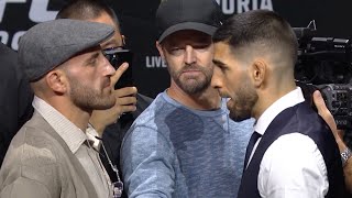 UFC 298: Битвы взглядов после пресс-конференции