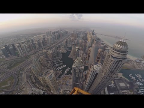 "Восхождение на самый высокий в мире башенный кран"Climbing the Worlds Tallest TOWER CRANE!