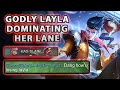 Godly Layla Was Solo Dominating Her Lane, Until This Happened | Mobile Legends