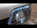 Maruti car headlight modified projector