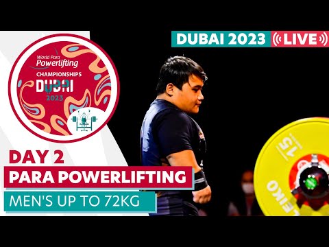 Day 2 | Men's Up to 72kg | Groups A & B | Dubai 2023 World Para Powerlifting World Championships
