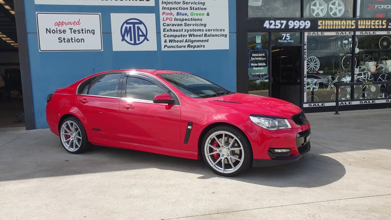 Walk around this Holden Commodore fitted with Venom by King Wheels