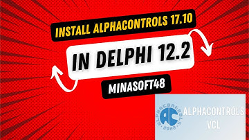 Installing AlphaControls 2023 version 17.10 in Delphi 12.2