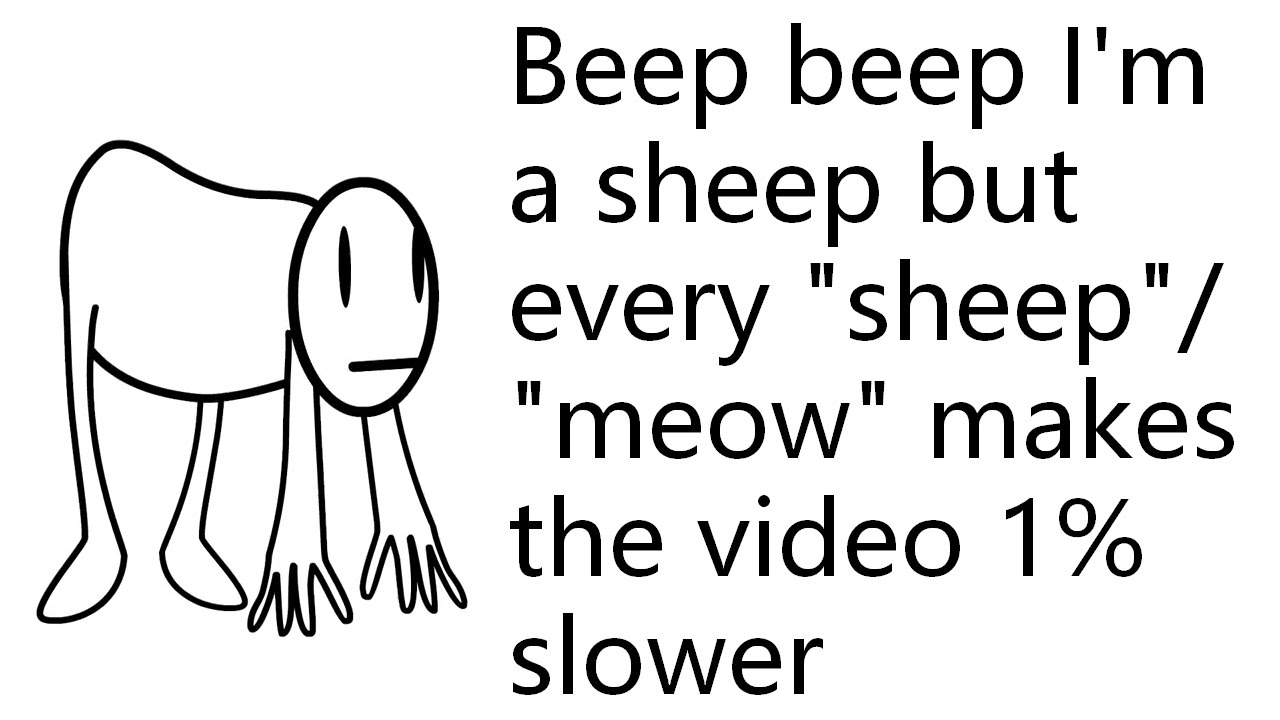 Beep Beep I M A Sheep But Google Translated By Magnosiam - beep beep im a sheep roblox id