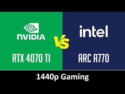 nVidia GeForce RTX 4070 Ti vs Intel Arc A770 - 1440p Gaming (Ryzen 7 5800X3D)