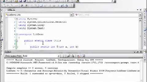 Video hướng dẫn: Tạo file thư viện dll trong Visual Studio