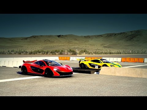 McLaren P1 vs McLaren P1 GTR Drag Race | Forza 6