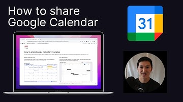 How to share Google Calendar