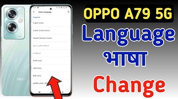 How to change language in Oppo A79 5g / How to change language in Oppo A79, Bhasha Kaise Badle