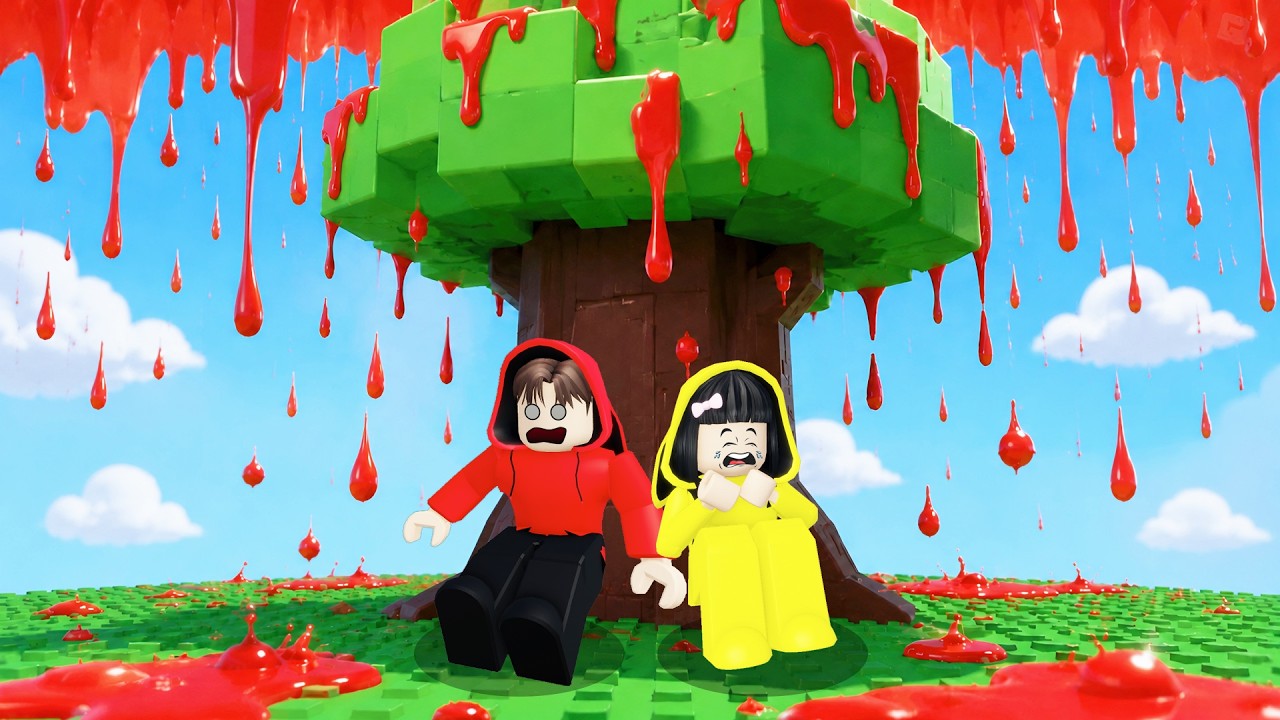 Yuta, Mio Dan Baby Celine Berlindung Dari Hujan Yang Sangat Aneh || ROBLOX