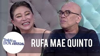 Tito Boy tries Rufa Mae Quinto's inner beauty queen as she takes on Q & A portion | TWBA