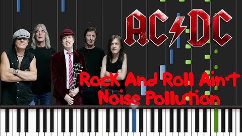 Rock and Roll Ain't Noise Pollution Piano version - Piano performance video thumbnail