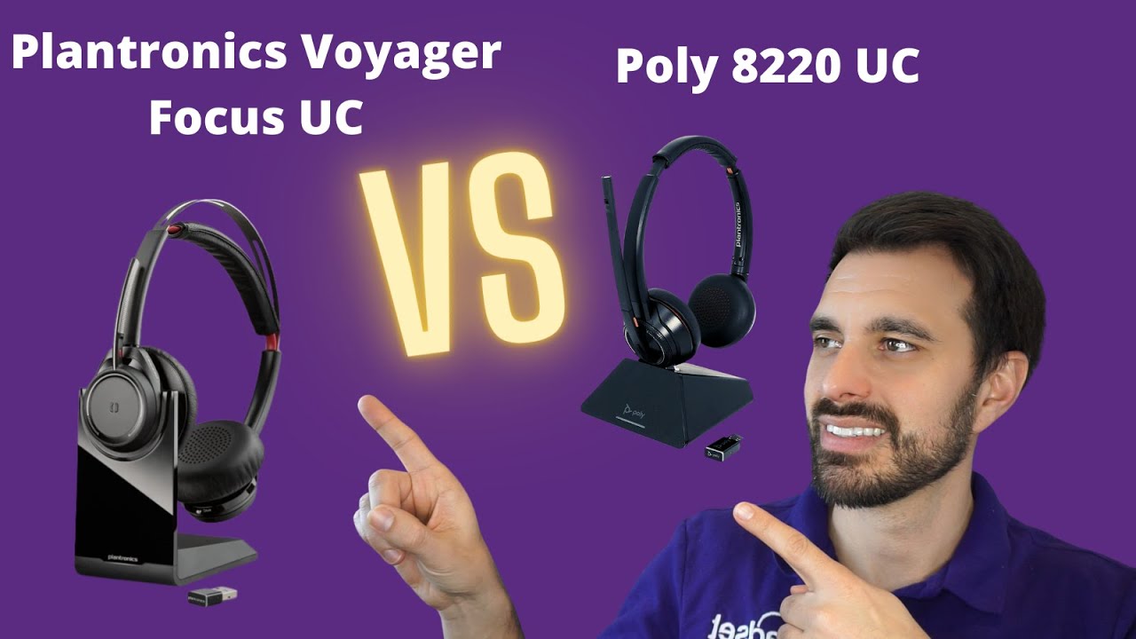 Plantronics Voyager Focus UC vs Poly 8220 UC - Live MIC & Speaker Test! -  YouTube