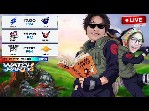 🔴 LIVE  Wacth Party MSL S2 Week 5 Day 3 มี 30 โอ็ต