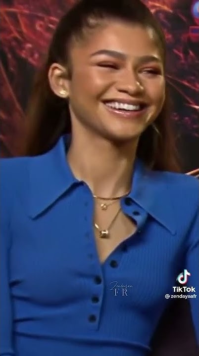 They are so cute when they speak french 🦋 #zendaya #tomholland #tomdaya