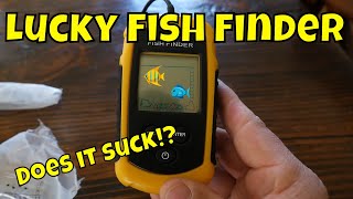 Lucky Fish Finder - Does it suck!? Cheap Sonar Fish Finder