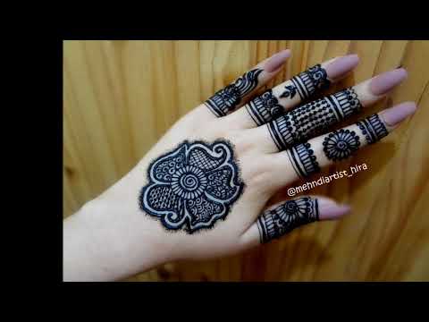 Best And Beautiful Easy Simple Henna Mehandi Designs Images For Hands ‖ Mehndi Art By Hira