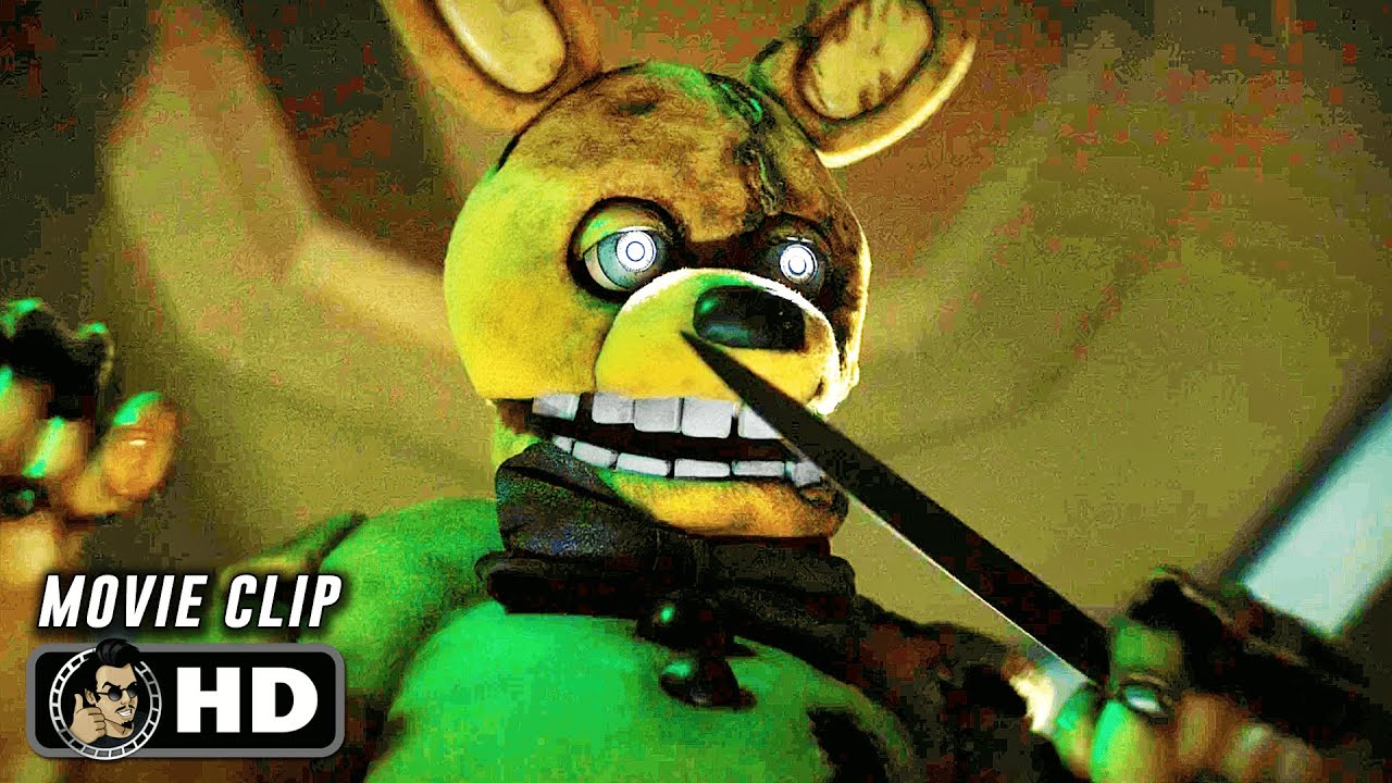Freddy Fazbear Knife Fight Scene | FIVE NIGHTS AT FREDDY'S (2023) Movie CLIP HD