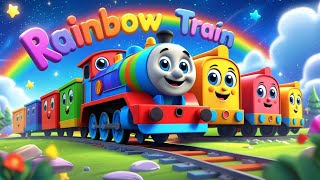 Rainbow Train Color Learning Song For Kids Happy Little Giggles