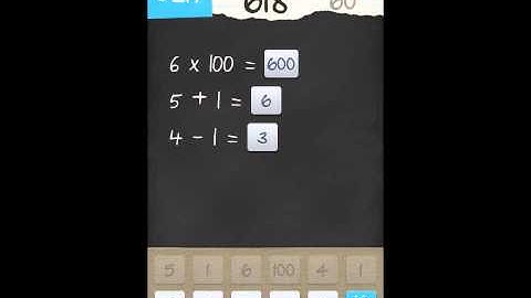 6 Numbers by Brainbow Level 60 Answer Guide