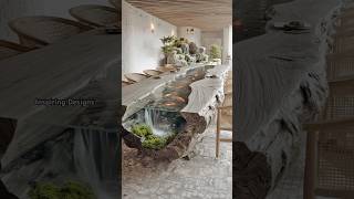 Celebrity Absolutely stunning koi pond dining table! 😱👏 #interiordesign #homedesign #rustic Net Worth