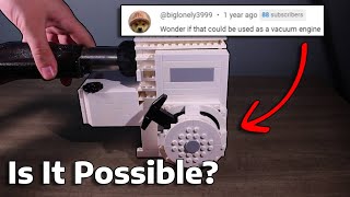 I Tried VacuumModding my Old LEGO Briggs & Stratton Engine.....