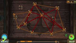 String Puzzle Variation #4 [Slower] - Tricky Doors Level 2 Secluded Island (FIVE-BN GAMES)