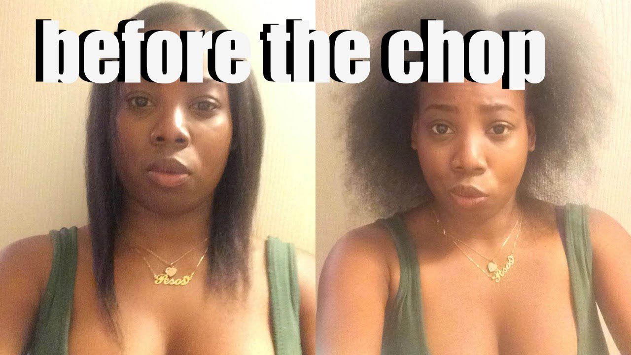 HAIR JOURNEY | CUTING MY HAIR hair journey from relaxed to natural