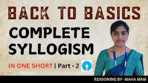 Complete Syllogism-2 | Back To Basics | REASONING | SBI 2025- EduSprint Academy