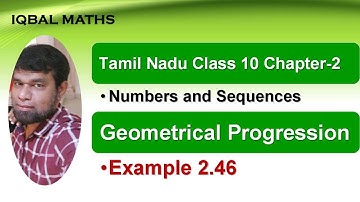 Tamil Nadu Class 10 Maths Example 2.46  Chapter 2 Numbers and Sequences New Syllabus