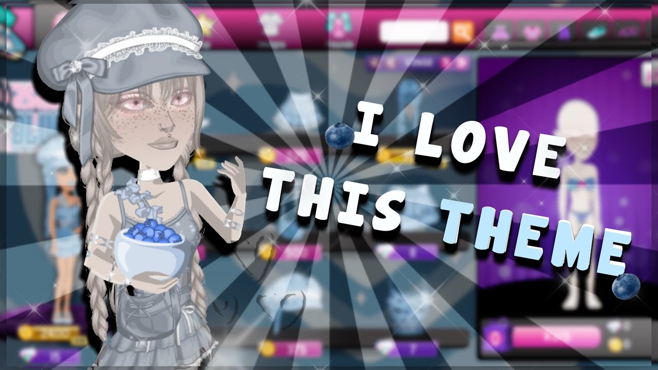 new theme time ! • blueberry | MOVIESTARPLANET