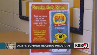 Dion's Pizza details summer reading program with the 'Topes