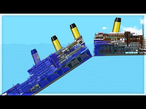 КРУШЕНИЕ ТИТАНИКА С ИНТЕРЬЕРОМ! FLOATING SANDBOX